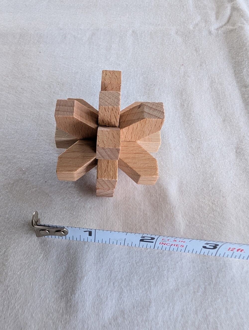 Snowflake - 3D wooden puzz... Made by WoodStyleToys